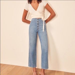 NWT Reformation Bobbie jeans